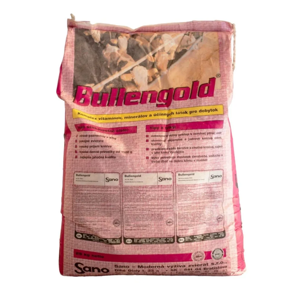 Sano Bullengold premix tauri la îngrășat 3% 25 kg