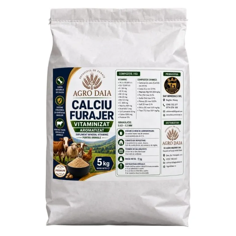 Agro Daia Calciu Furajer sac 5 kg